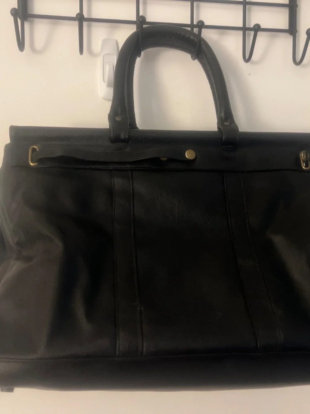 BEAUTIFUL LARGE GIORGIO/FRED HEYMAN DUFFEL BAG- Vintage bag W/Embroidered Logo